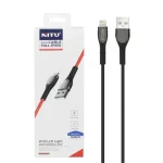 کابل شارژ فست آیفون NITU مدل UC57 - مشکی (گارانتی 18 ماه تعویض نیکان همراه)