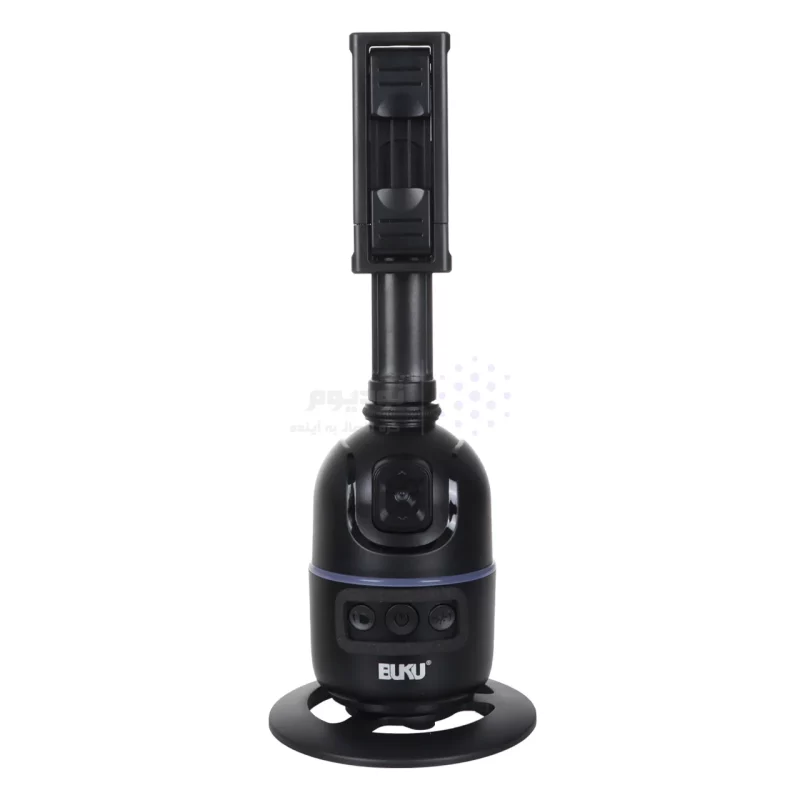 پایه نگه دارنده گوشی موبایل با قابلیت تعقیب سوژه BUKU مدل BH-072 - مشکی - MMS - تصویر 3