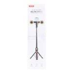 سه پایه و مونوپاد گوشی موبایل دارای صفحه نمایشگرLCD و دوعدد لامپLED و ریموت کنترل XO مدل SS23 - تصویر 5
