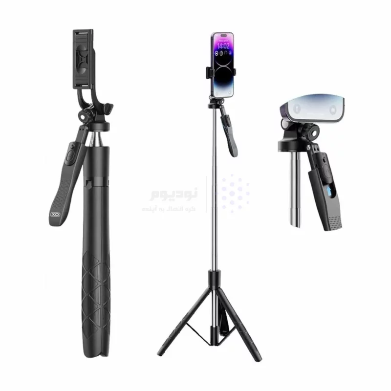 سه پایه و مونوپاد گوشی موبایل XO مدل XO-SS15 - مشکی - تصویر 3