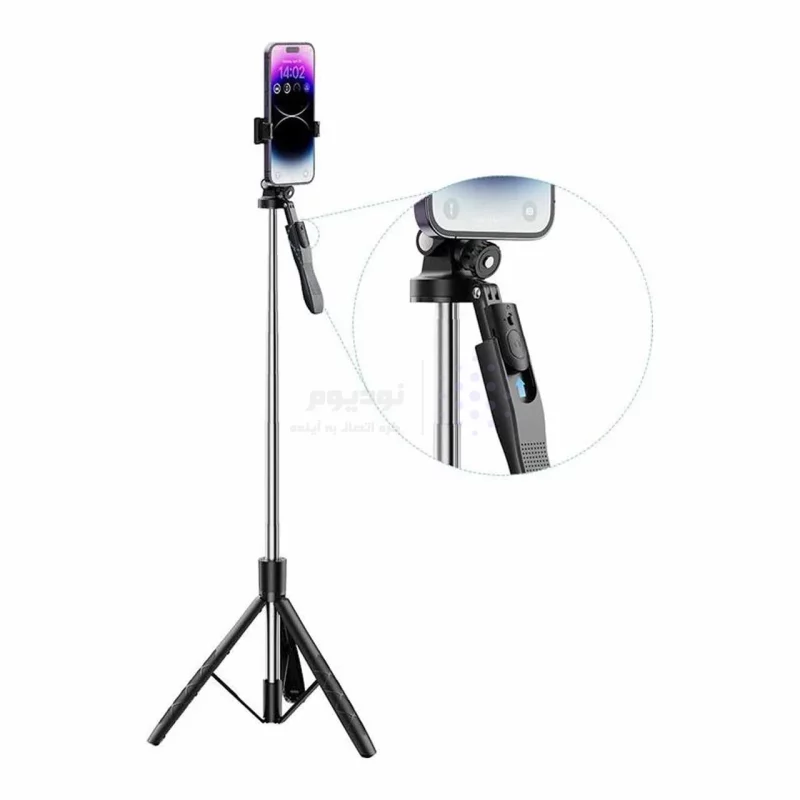 سه پایه و مونوپاد گوشی موبایل XO مدل XO-SS15 - مشکی - تصویر 5