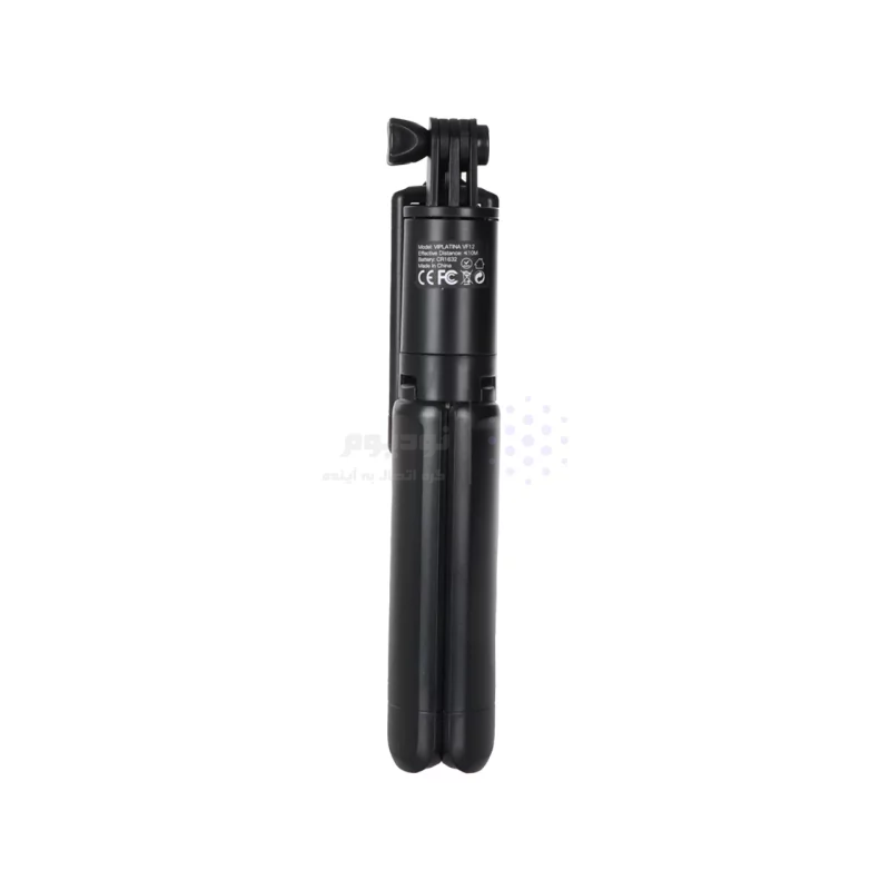 مونوپاد و سه‌پایه نگهدارنده گوشی موبایل VIPLATINA مدل VF12 ، ریموت‌دار، ارتفاع 67 سانتی‌متر - رنگ مشکی - تصویر 4