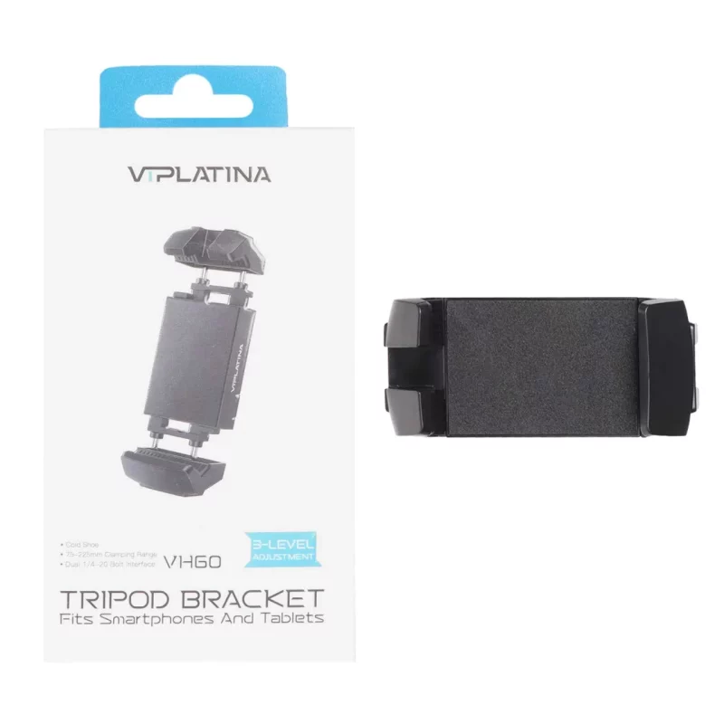 گیره نگه دارنده گوشی موبایل و تبلت VIPLATINA مدل VH60 - مشکی - تصویر 2