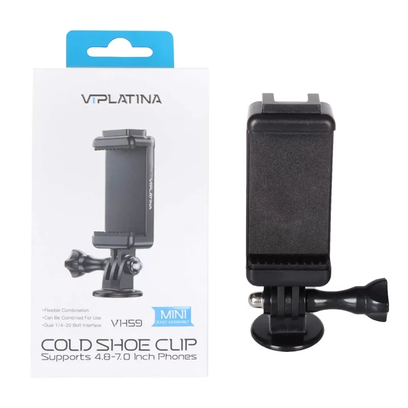گیره نگه دارنده گوشی موبایل VIPLATINA مدل VH59 - مشکی - تصویر 2