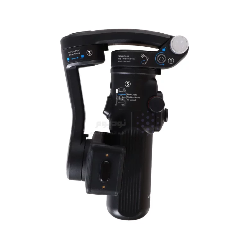 گیمبایل استبیلایزر VIPLATINA مدل VF22 - مشکی (گارانتی 18 ماه تعویض نیکان همراه) - تصویر 3