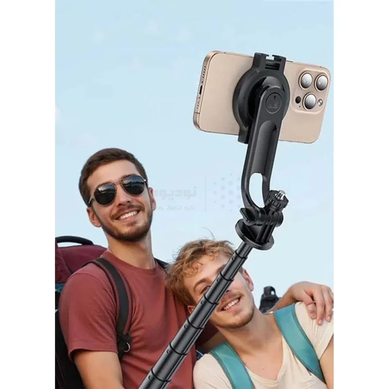سه پایه و مونوپاد با سری مگنتی Yesido مدل SF24 ریموت دار با ارتفاع 130 سانتی و چرخش 360 - مشکی - تصویر 6