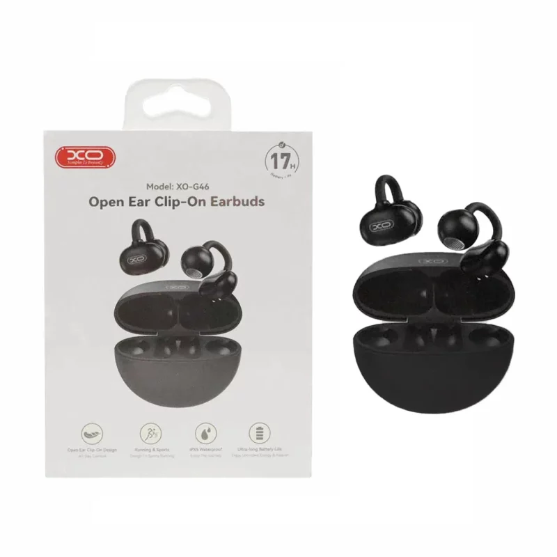 ایرفون بی سیم XO مدل XO-G46 Open Ear Clip-on - مشکی - تصویر 2