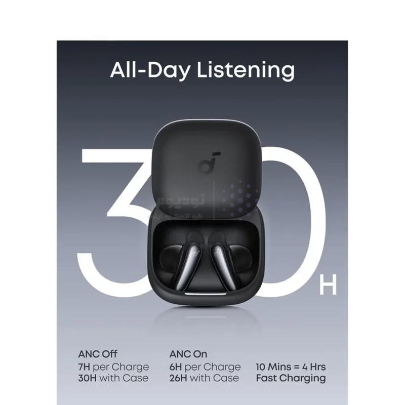ایربادز بی سیم ANKER مدل Liberty Buds ANC D1200P11 - مشکی (گارانتی 18 ماهه حافظه طلایی ایستا) - تصویر 8