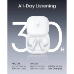 ایربادز بی سیم ANKER مدل Liberty Buds ANC D1200P21 - سفید (گارانتی 18 ماهه حافظه طلایی ایستا) - تصویر 5