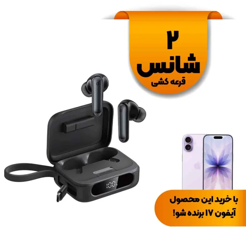 ایربادز بی سیم ANKER مدل Soundcore P41i A3937H11 - مشکی (گارانتی 18 ماهه حافظه طلایی ایستا) - تصویر 2