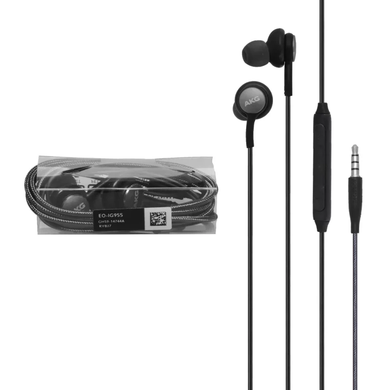 هندزفری با سیم جک 3.5 میلی متری AKG مدل EO-IG955 S8-طوسی - تصویر 2