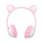 هدفون بی سیم a cat مدل MZ-023 - سفید صورتی
