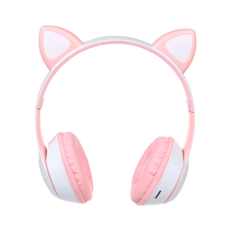 هدفون بی سیم a cat مدل MZ-023 - سفید صورتی - تصویر 2