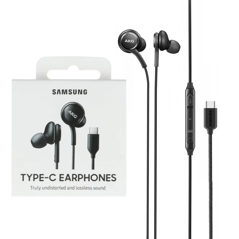 هندزفری با سیم با پورت Type-C سامسونگ AKG مدل S23 - مشکی - DST (گارانتی شش ماهه) - درجه یک - تصویر 2