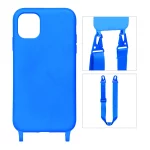 قاب CrossBody با بند لندیار Apple iPhone 11 - آبی