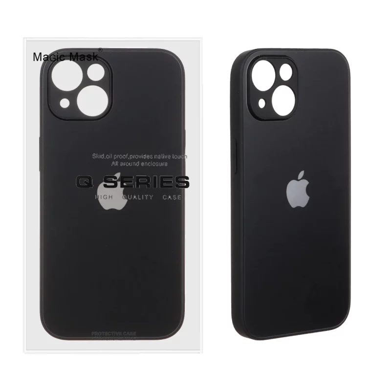 قاب اورجینال PVD ضدخش Magic Mask مدل Apple iPhone 15 - مشکی (پک دار) - تصویر 2