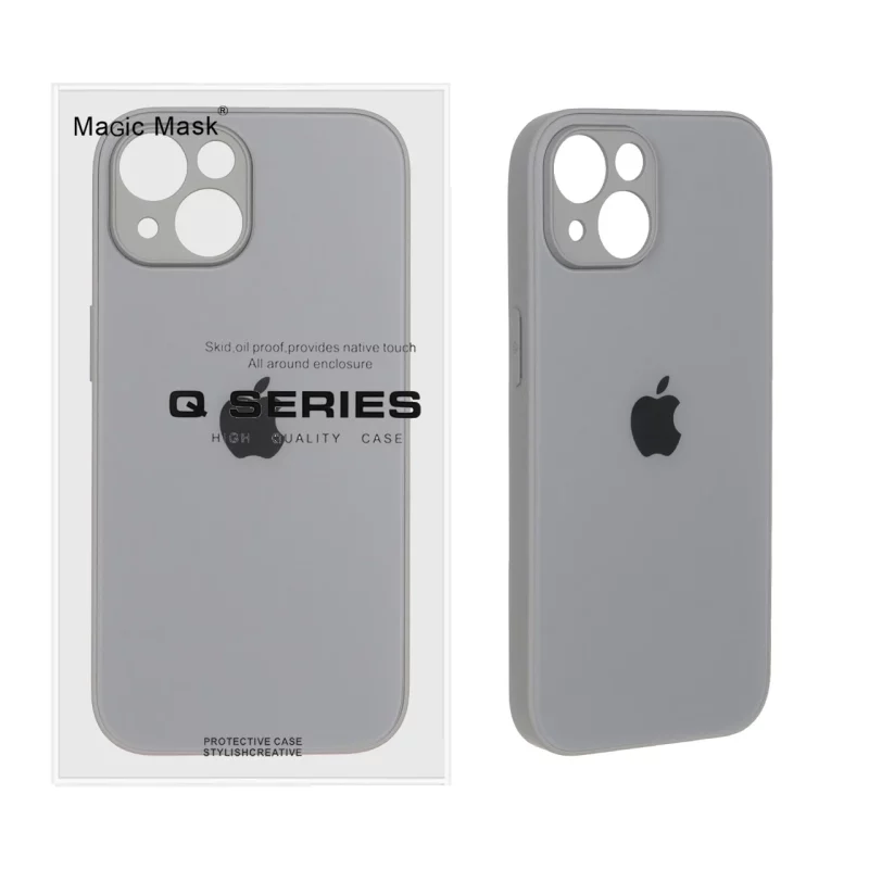قاب اورجینال PVD ضدخش Magic Mask مدل Apple iPhone 15 - خاکستری (پک دار) - تصویر 2