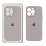 قاب سیلیکونی پاک کنی محافظ لنزدار اورجینال Apple iPhone 15 Pro Max - خاکی (پک اصلی)