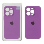 قاب سیلیکونی پاک کنی اورجینال Master Quality مدل Apple iPhone 16 Pro - ارغوانی (پک دار)