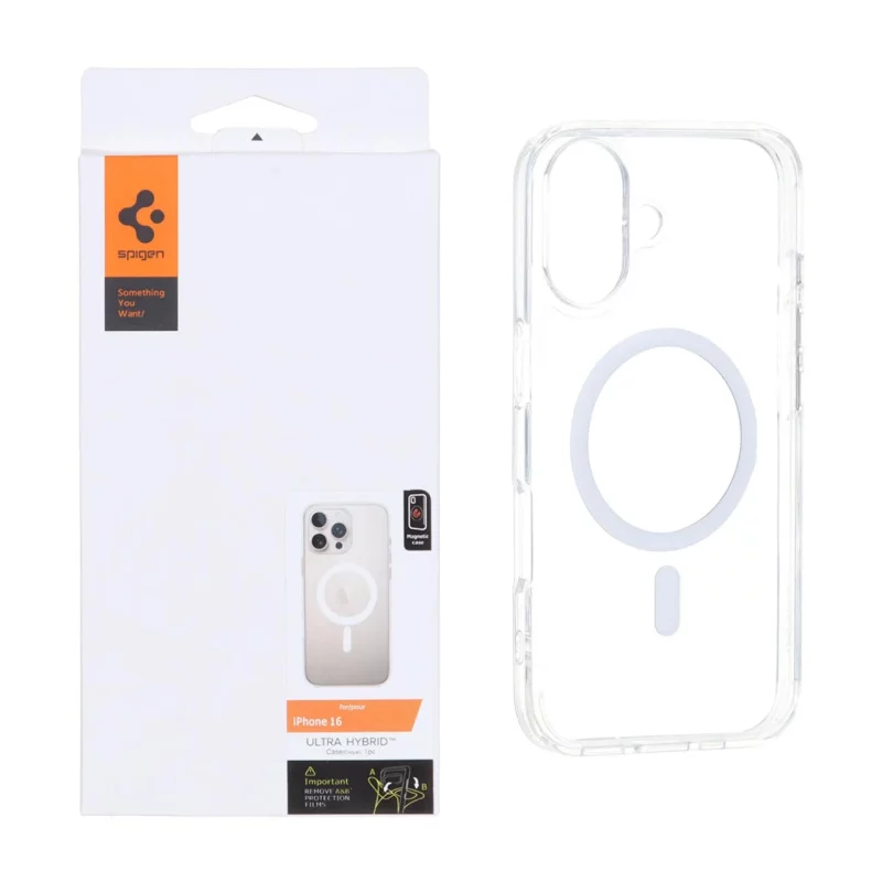 قاب Spigen اورجینال دور ژله ای شفاف MagSafe مدل Apple iPhone 16 - کد 1(پک دار) - تصویر 2