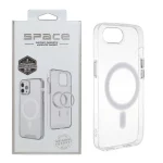 قاب اورجینال Space شفاف Magsafe مدل Apple iPhone 16e (پک دار) - MPS