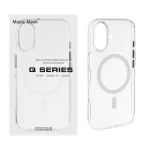 قاب اورجینال Magic Mask پشت سخت شفاف MagSafe مدل Apple iPhone 16 (پک دار)