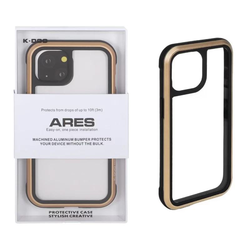 قاب Original KDoo ARES مدل Apple iPhone 13 / iPhone 14 - طلایی (پک دار) - NTC - تصویر 2