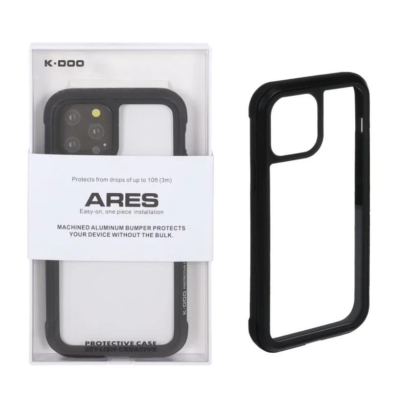 قاب Original KDoo ARES مدل Apple iPhone 12 Pro / iPhone 12 - مشکی (پک دار) - NTC - تصویر 2