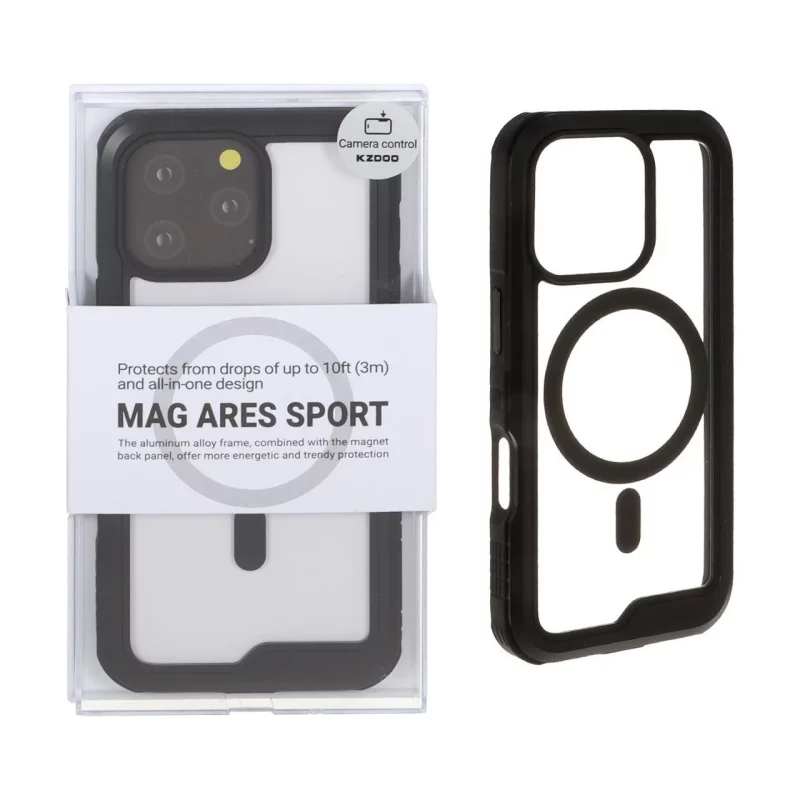 قاب Original KDoo MAG ARES Sport مدل Apple iPhone 16 Pro Max - مشکی (پک دار) - NTC - تصویر 2