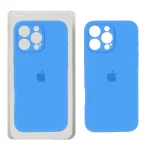 قاب سیلیکونی پاک کنی محافظ لنزدار اورجینال Apple iPhone 16 Pro Max - آبی (پک دار) - NTC
