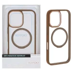 قاب اورجینال Yotoo شفاف MagSafe لنز فلزی Apple iPhone 16 - صحرایی (پک دار) - NTC
