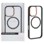قاب اورجینال Yotoo شفاف MagSafe لنز فلزی Apple iPhone 16 - سرمه ای (پک دار) - NTC