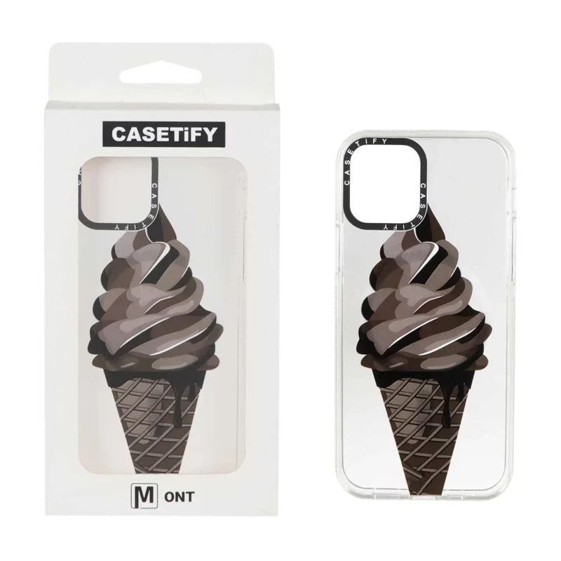 قاب Casetify شفاف Magsafe طرح دار Apple iPhone 12 Pro / iPhone 12 - کد 92 - تصویر 2