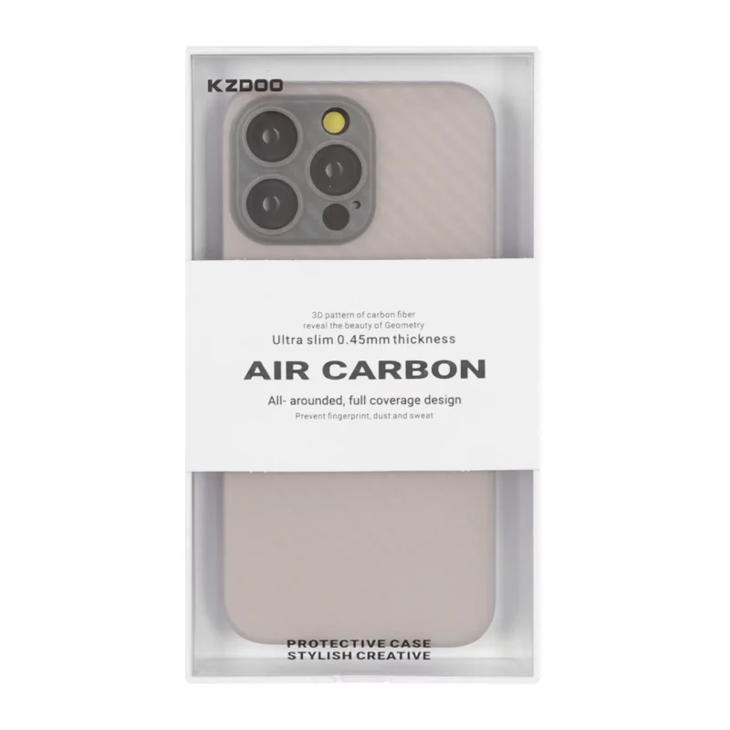 قاب محافظ لنزدار Original KDoo Air Carbon مدل Apple iPhone 15 Pro Max - تیتانیوم خاکستری ( پک دار) - NTC - تصویر 2