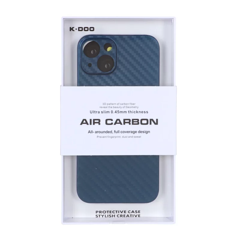 قاب محافظ لنزدار Original KDoo Air Carbon مدل Apple iPhone 13 / iPhone 14 - سرمه ای ( پک دار) - NTC - تصویر 2