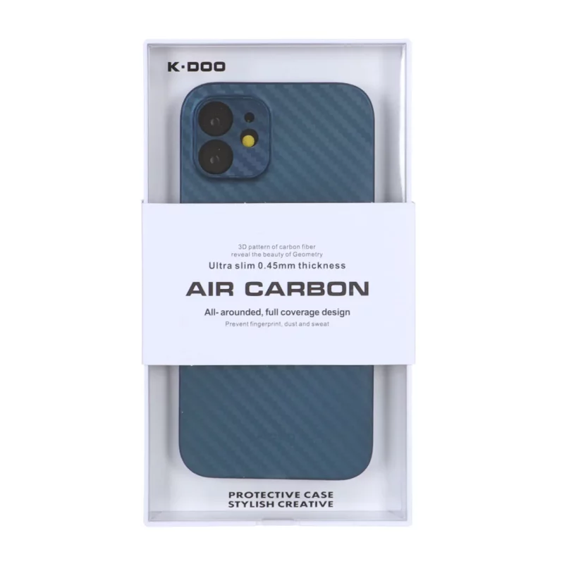 قاب محافظ لنزدار Original KDoo Air Carbon مدل Apple iPhone 12 - سرمه ای ( پک دار) - NTC - تصویر 2