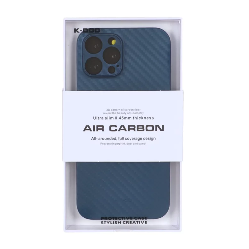 قاب محافظ لنزدار Original KDoo Air Carbon مدل Apple iPhone 12 Pro Max - سرمه ای ( پک دار) - NTC - تصویر 2