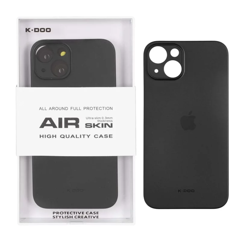 قاب Original KDoo Air Skin مدل Apple iPhone 13 / iPhone 14 - مشکی (پک دار) - NTC - تصویر 2