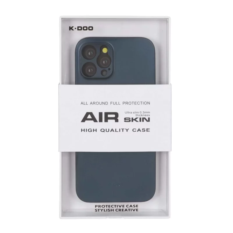 قاب Original KDoo Air Skin مدل Apple iPhone 12 Pro - سرمه ای (پک دار) - NTC - تصویر 2