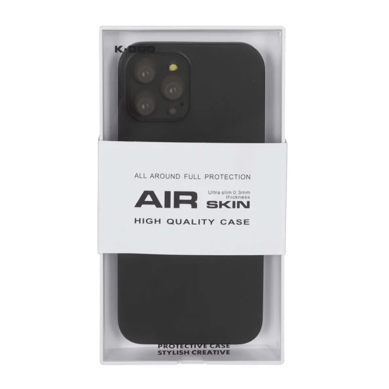 قاب Original KDoo Air Skin مدل Apple iPhone 12 Pro Max - مشکی (پک دار) - NTC - تصویر 2