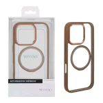 قاب اورجینال Yotoo شفاف MagSafe لنز فلزی Apple iPhone 16 Pro - صحرایی (پک دار) - NTC