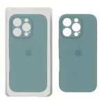 قاب سیلیکونی پاک کنی محافظ لنزدار اورجینال Apple iPhone 16 Pro - سبز ارتشی (پک دار) - NTC
