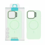 قاب طرح سیلیکون Magsafe پاستیلی Apple iPhone 16 Pro Max - سبز (پک دار)