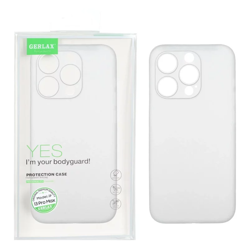 قاب GERLAX مات طرح کربن Apple iPhone 15 Pro - شفاف (پک دار) - تصویر 2