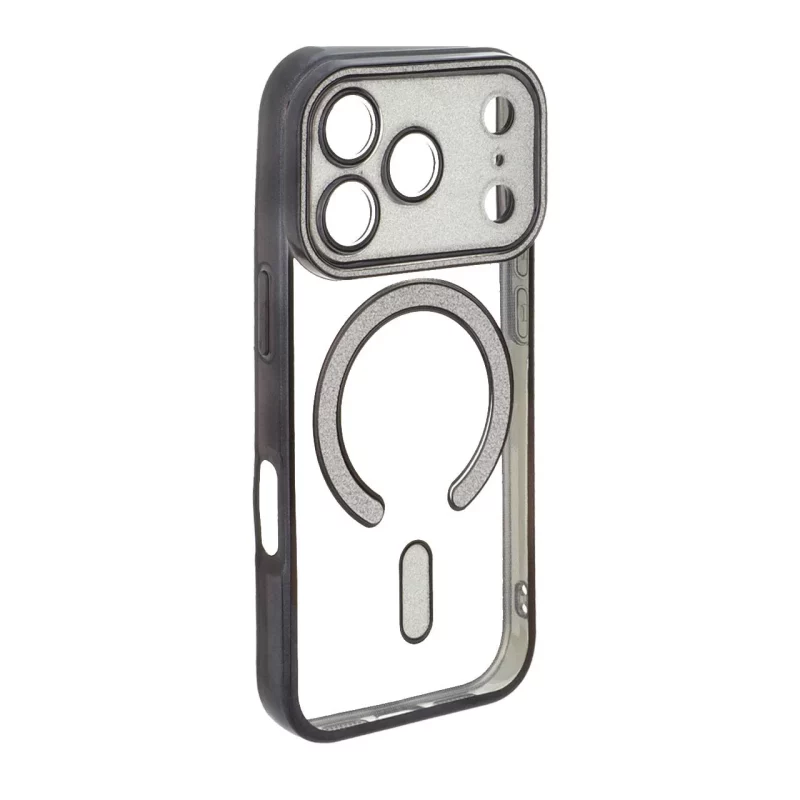 قاب الکترواستاتیک Magsafe اکلیلی Apple iPhone 17 Pro - مشکی - تصویر 2