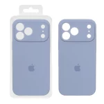 قاب سیلیکونی پاک کنی محافظ لنزدار اورجینال Apple iPhone 17 Pro Max - فیلی (پک اصلی)