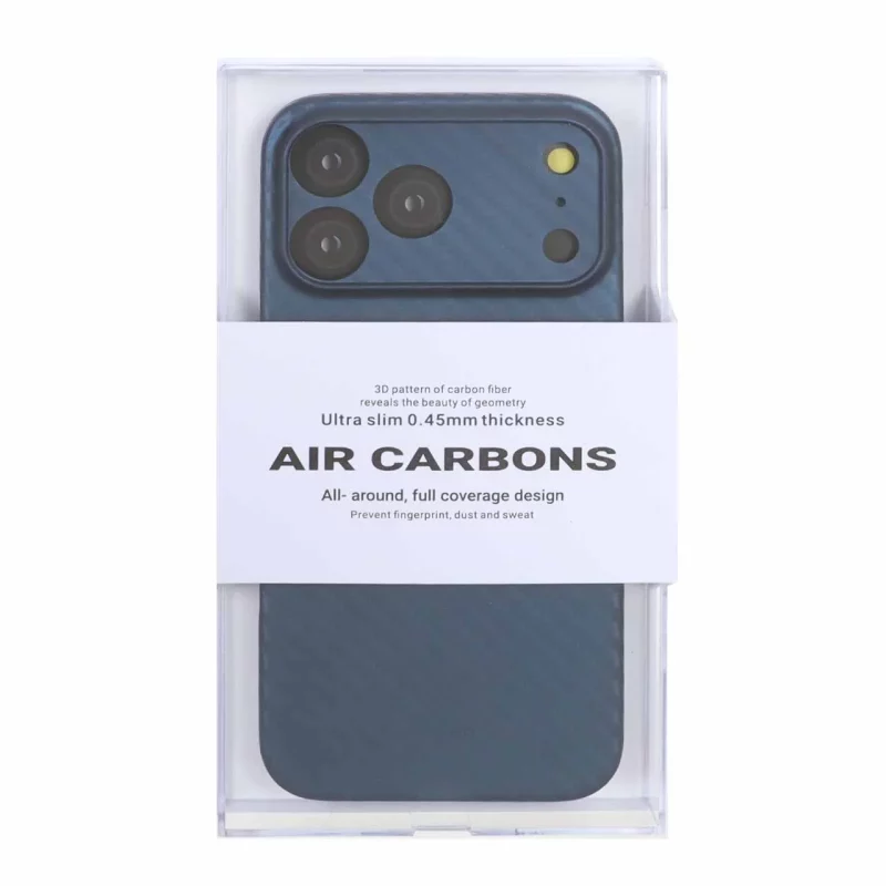 قاب محافظ لنزدار Original KDoo Air Carbon مدل Apple iPhone 17 Pro Max - آبی ( پک دار) - NTC - تصویر 2