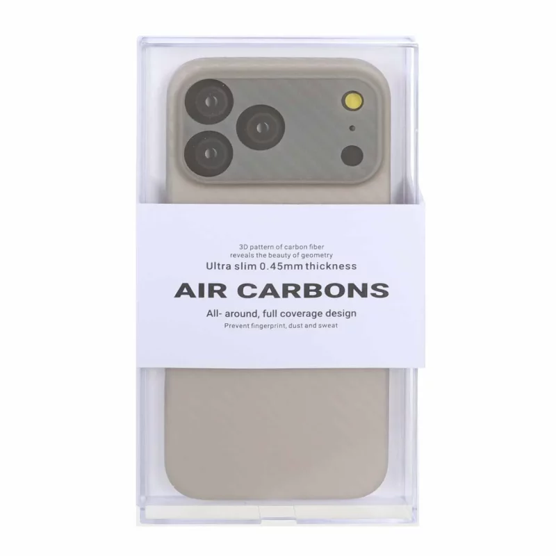 قاب محافظ لنزدار Original KDoo Air Carbon مدل Apple iPhone 17 Pro Max - تیتانیوم خاکستری ( پک دار) - NTC - تصویر 2