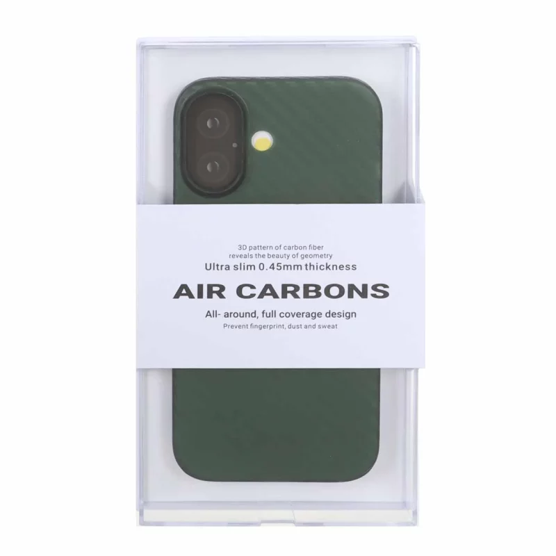 قاب محافظ لنزدار Original KDoo Air Carbon مدل Apple iPhone 17 - سبز ( پک دار) - NTC - تصویر 2