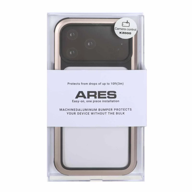 قاب Original KDoo ARES مدل Apple iPhone 17 Pro Max - طلایی (پک دار) - NTC - تصویر 2